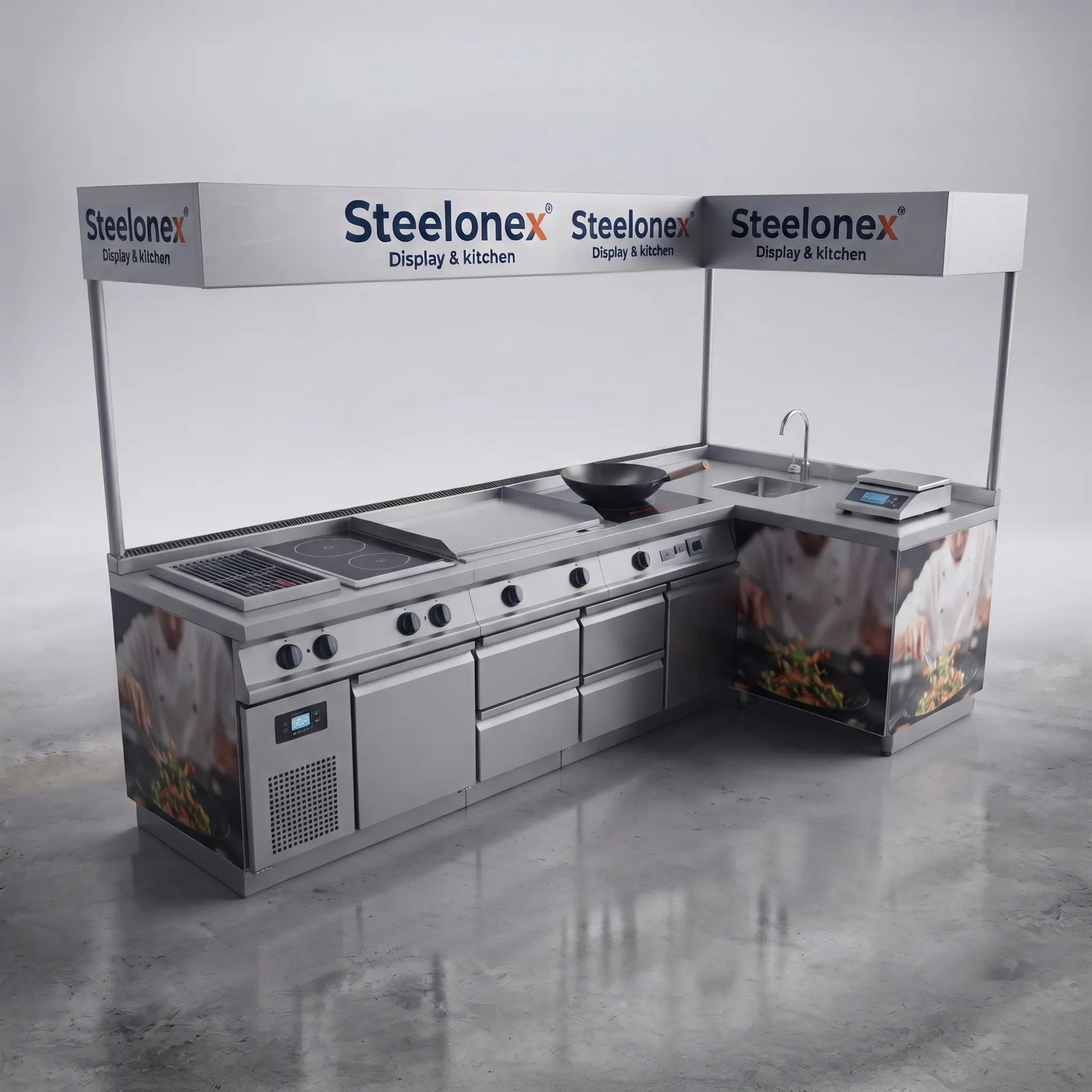 Live Cooking Counter